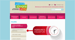 Desktop Screenshot of cc-vierzon.fr
